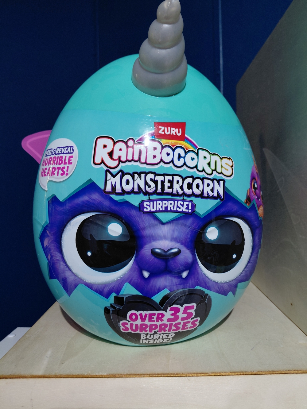 Zuru Rainbocorns Monstercorn Surprise Toy - Teal & Purple
